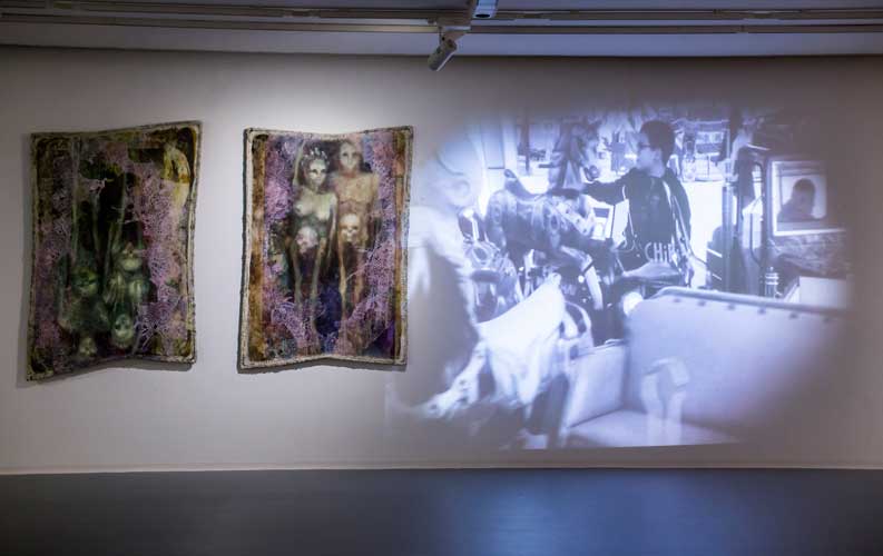 Natalija Šeruga Golob: Salve Regina III (art exhibition), 2019. (Although the mysterium, which Rudolf Otto represents as the form of the numinous experience, is beyond conception, what is meant by the term, he insists, is something intensely positive. Mysterium can be experienced in feelings that convey the qualitative content of the numinous experience.)