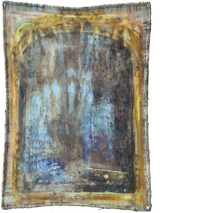 © Natalija Šeruga Golob. The W. B. Collection (The Erard No. 58784-1) - 2022, 162×116 cm, pigments, acrylic binder on canvas - painted by Natalija Šeruga Golob.