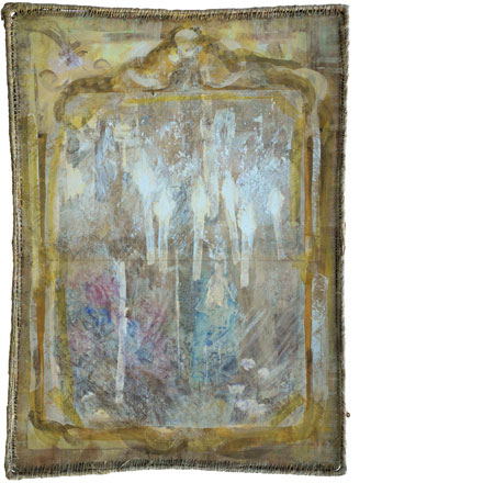 © Natalija Šeruga Golob. The W. B. Collection (The Erard No. 58784-3) - 2022, 145×106 cm, pigments, acrylic binder on canvas – painted by Natalija Šeruga Golob.